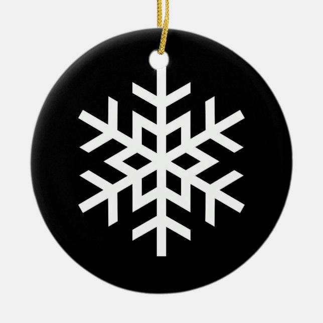 Snowflake, el ornamento de Navidad (Frente)