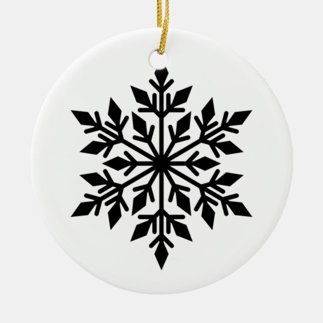 Snowflake, el ornamento de Navidad (Frente)