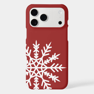 Snowflake en estuche para iPhone rojo
