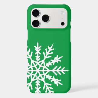 Snowflake en estuche para iPhone verde