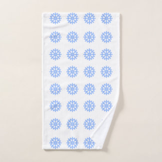 Snowflake Light Blue Winter Pattern