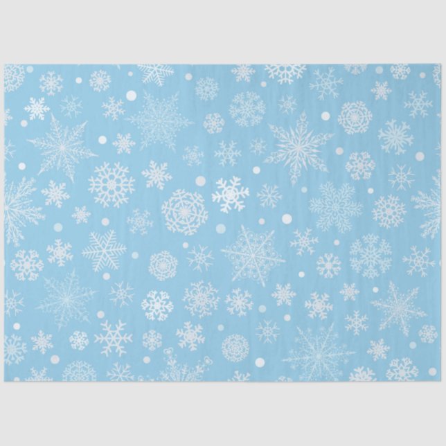 Snowflake Series 16 Diseño 6 Papel de tejidos (Anverso)