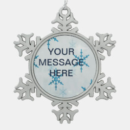 SnowflakeBling Decoración personalizada enmarcada