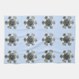 Snowflakes Violet Kitchen Toallas