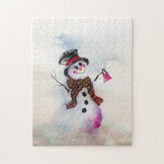 Snowgal con rompecabezas de bolso de burbujas