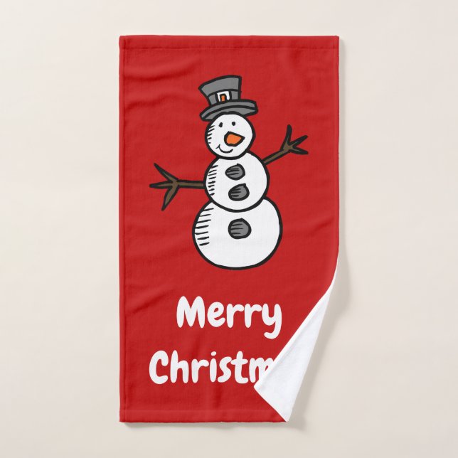 Snowman (Toalla de mano)