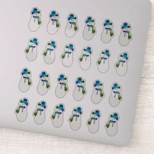 Snowman 24 Piece Pegatina
