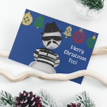 Snowman Cholo Nuevo México Ornamentos de Navidad Z<br><div class="desc">Productos con mi ilustracion de un muñeco de nieve cholo y algunos adornos navideños de Nuevo México.</div>
