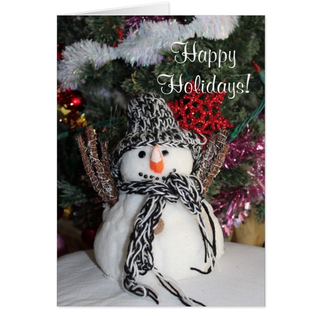 Snowman de Happy Holidays (Frente)