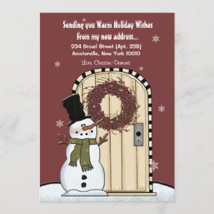 Snowman mueve la Invitación