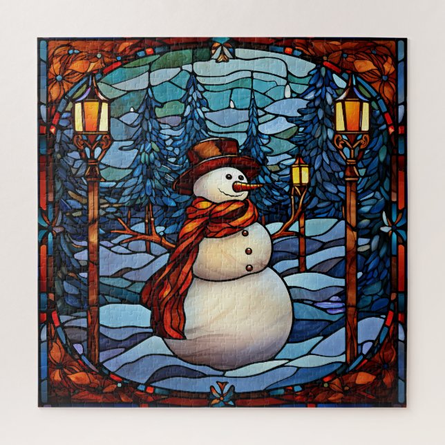 Snowman Puzzle (Vertical)