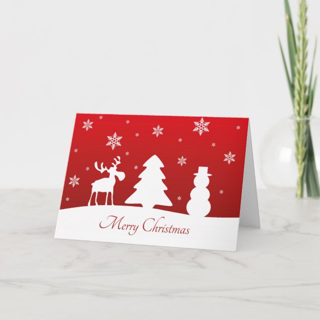 Snowman, reno de árbol de Navidad (Anverso)