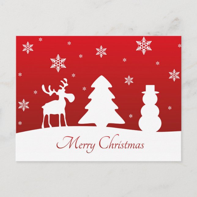 Snowman, reno de árbol de Navidad (Anverso)
