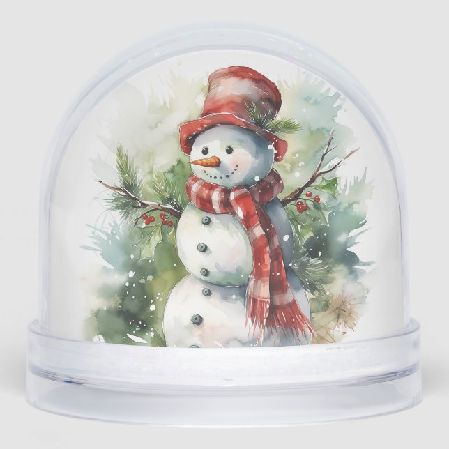 Snowman Snow Globe (Anverso)