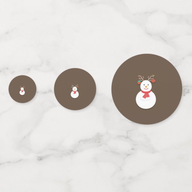 Snowman Table Confetti (Anversos)