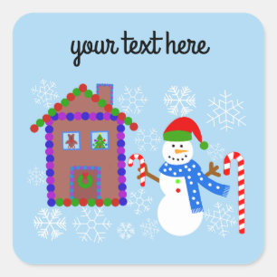 Snowman y la casa #1-2 Pegatinas