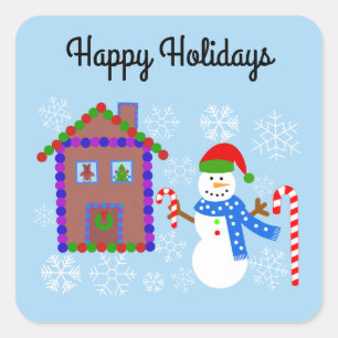 Snowman y Pegatinas de la casa número 1