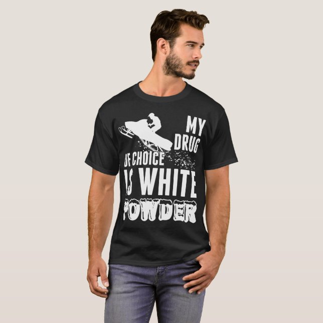 Snowmobile mi droga de la opción es camisa blanca (Anverso completo)