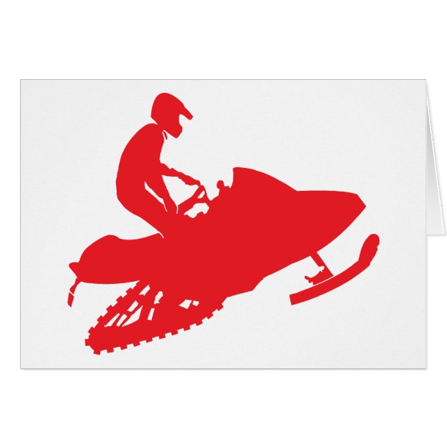 Snowmobiler/Red Sled (Anverso (Horizontal))