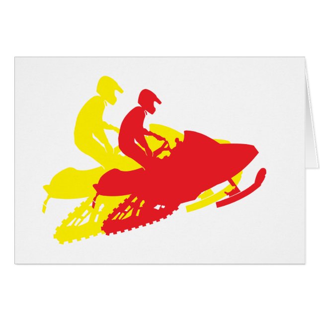 Snowmobiler/sleder (Anverso (Horizontal))