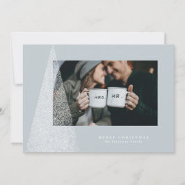 Snowowley moderna de foto de árbol de Navidad