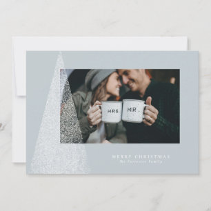 Snowowley moderna de foto de árbol de Navidad