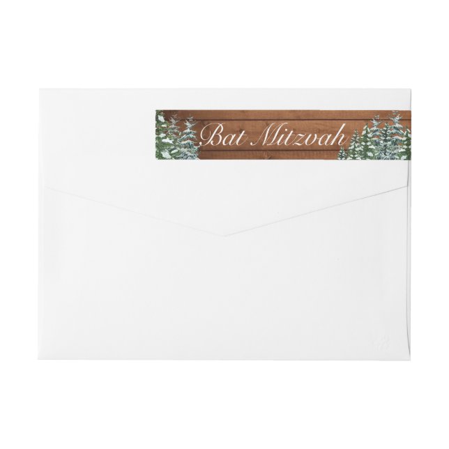 Snowowley Wood & Forest Rural Bar Bat Mitzvah Cump (Reverso)