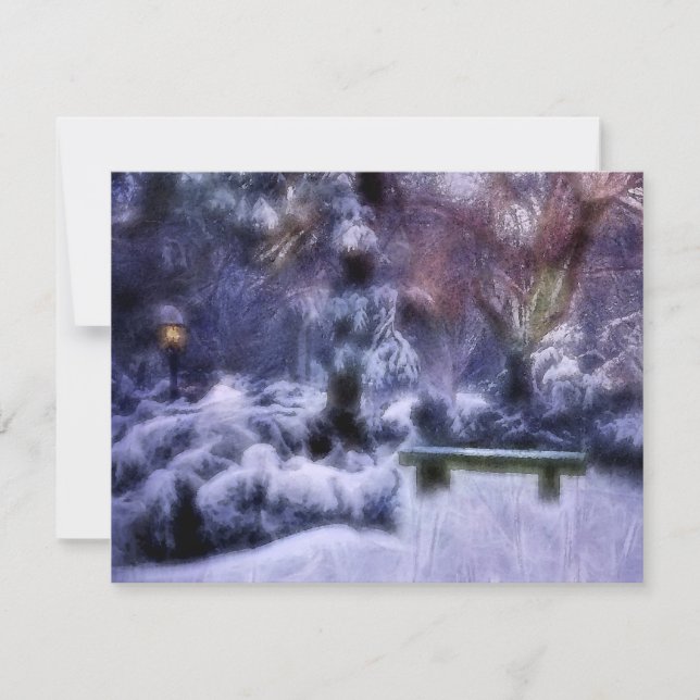 Snowy Forest Winter Wonderland (Anverso)