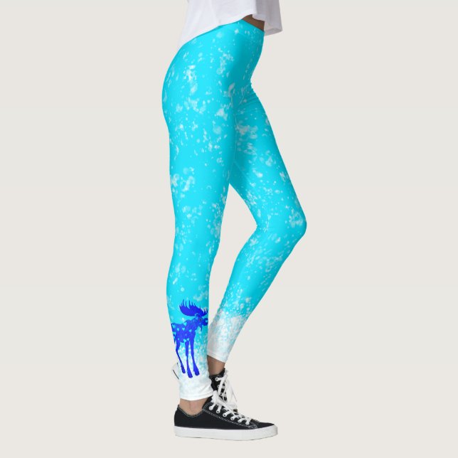 Snowy Moose - Leggings (Derecha)