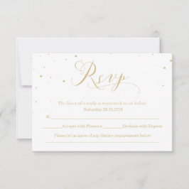 Snowy Night Winter Wedding Responder RSVP