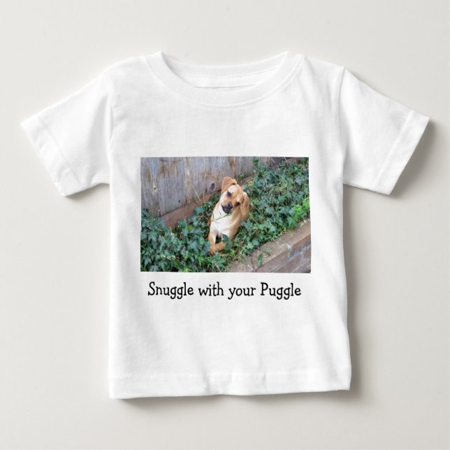 Snuggle con su camiseta del bebé de Puggle (Anverso)