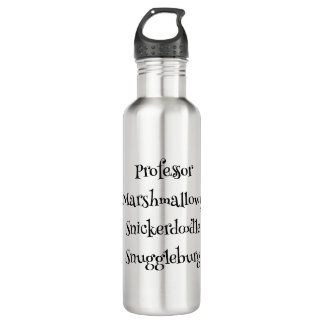 SnuggleNames: Botella de agua de aluminio Personal