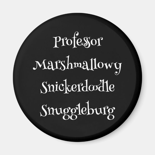 SnuggleNames: Imán de amor personalizado (Frente)