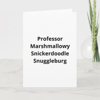 SnuggleNames: Tarjeta de Felicitación Personalizad