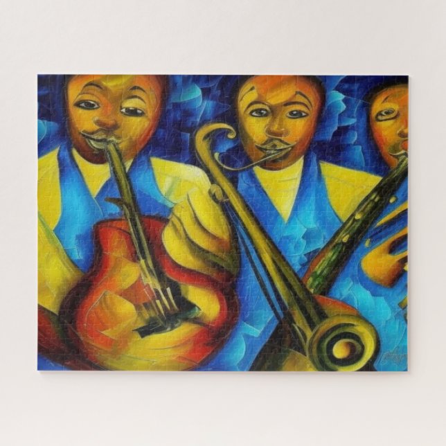 "So Jazzy" Rompecabezas de Jigsaw (Horizontal)