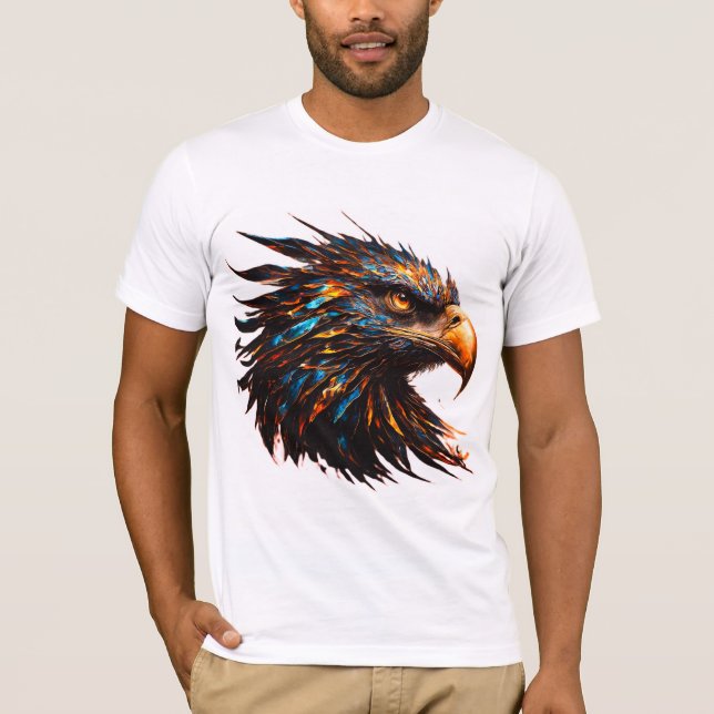 Soar a la victoria - Camiseta Emblema de águila de (Anverso)