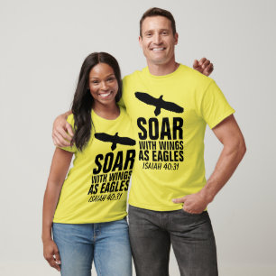SOAR CON ALAS COMO ÁguiLAS , Camisetas cristianas