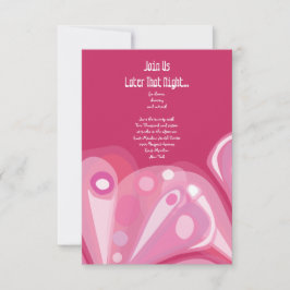 SOARING BUTTERFLY Bat Mitzvah Tarjeta de recepción