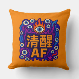 Sober AF - Chino - Cojín Decorativo