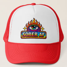 Sober AF - Gorra de camionero