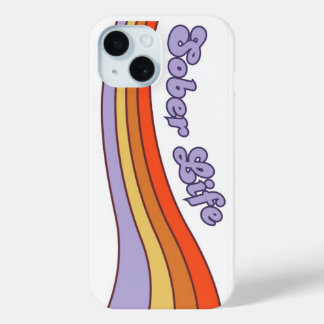 Sober Life IPhone 15 Funda Recuperación Sobriedad