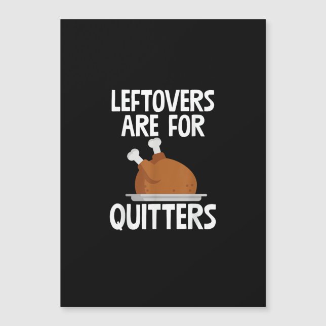 Sobras Son Para Perdedores Divertido Pavo De Acció (Anverso)