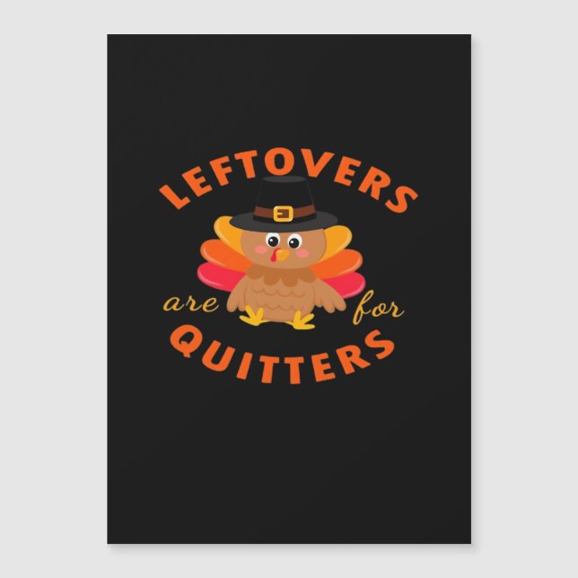 Sobras Son Para Quitters Pavo Navidad Clásico (Anverso)