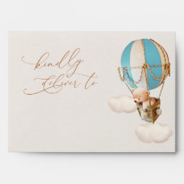 Sobre Baby Shower de los globos de oso marrón