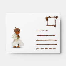 Sobre con elfos de bellota