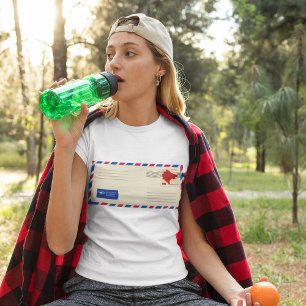 Sobre de Airmail Camiseta para mujeres