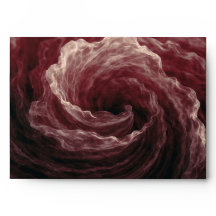 Sobre de Boda Borgoña Rosa Roja Romántica