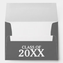 Sobre de clase de graduación personalizado