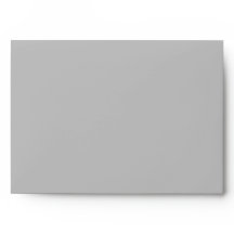 Sobre de color sólido Minimalista moderno gris pla