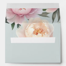 Sobre de la invitación a la boda elegante y elegan